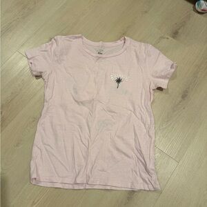 Billabong Pink T-Shirt with Palm Tree Design